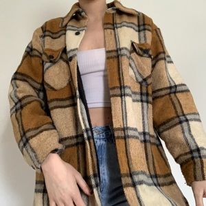plaid shirt jacket